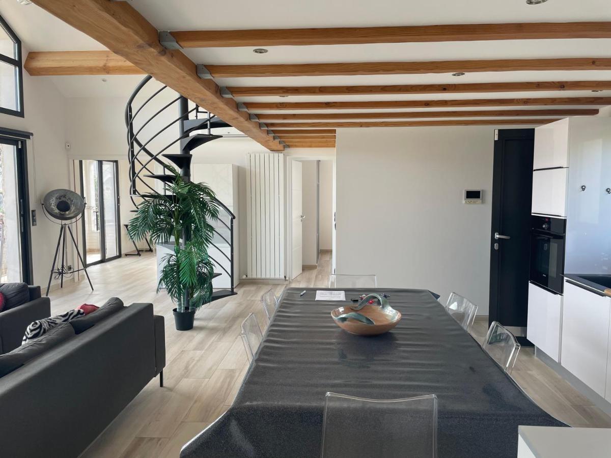 Sublime Haut De Villa Apercu Mer /Hippodrome / Cagnes-sur-Mer Exterior foto
