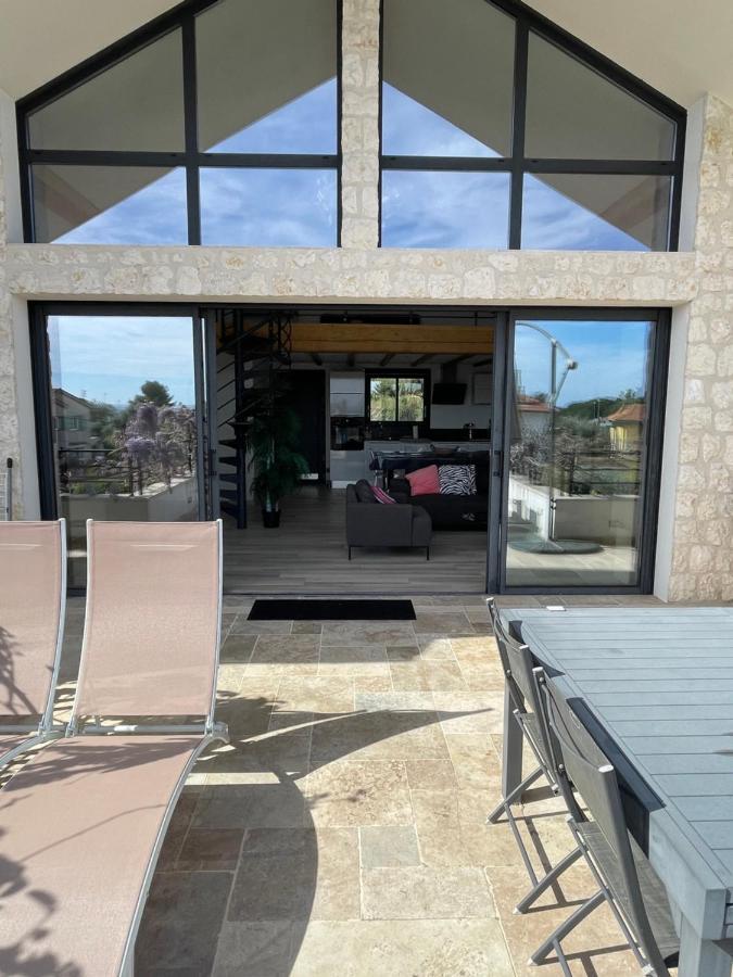 Sublime Haut De Villa Apercu Mer /Hippodrome / Cagnes-sur-Mer Exterior foto