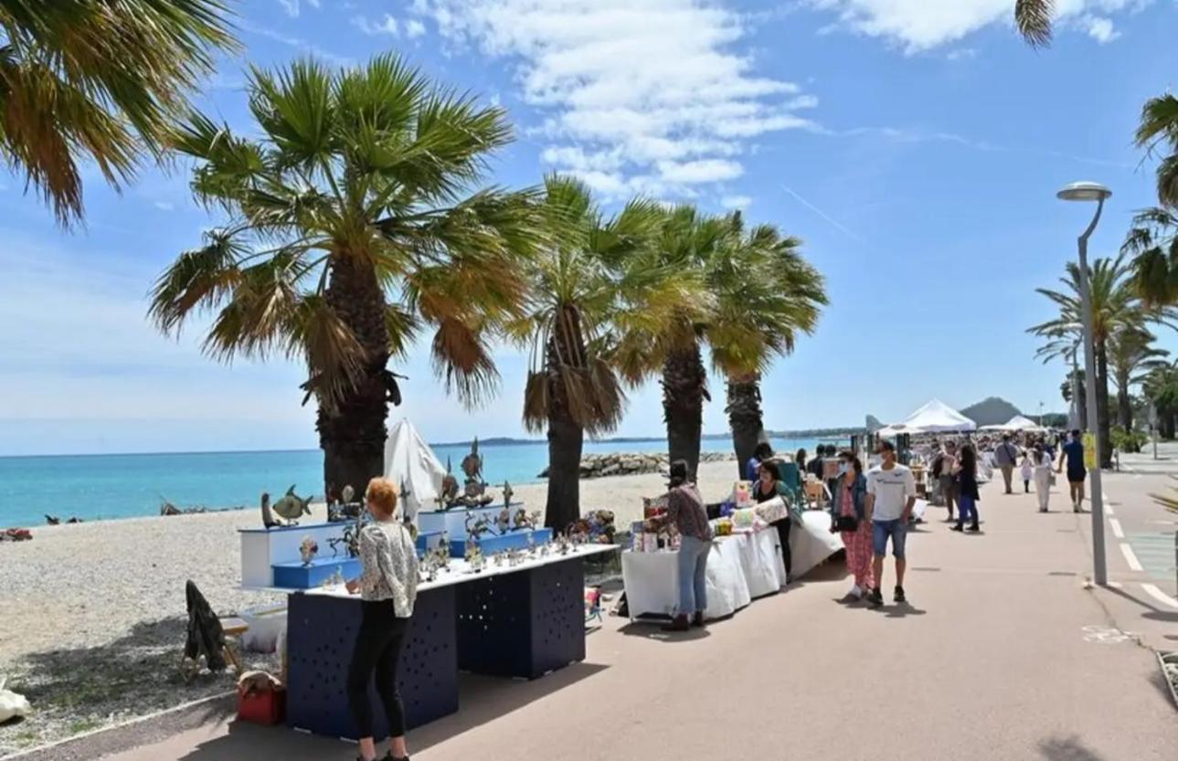 Sublime Haut De Villa Apercu Mer /Hippodrome / Cagnes-sur-Mer Exterior foto